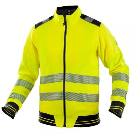 Bluza ostrzegawcza ze stójką i pasami odblaskowymi Signal HiViz Ardon kolor żółto-czarny